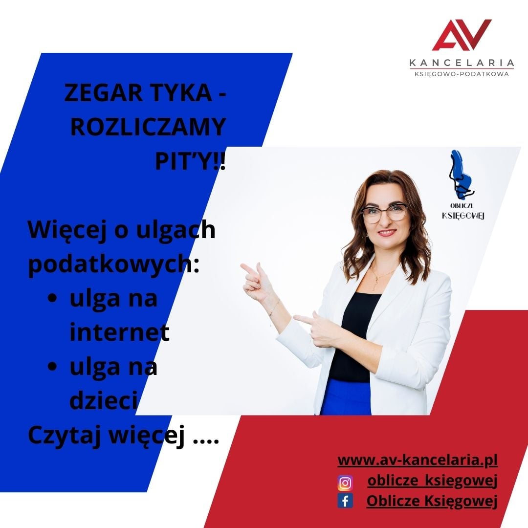 Rozliczamy PITy - więcej o uldze prorodzinnej i na internet!